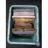 A crate of 78's and LP's including compilations,