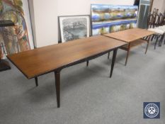 Two mid 20th century Danish coffee tables