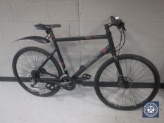 A BMC Alpenchallenge AC02 large frame 2018 hybrid bike, with Shimano 27 speed gears,