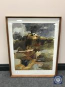 Donald James White : Killside Glen, watercolour 51 cm x 62 cm, framed.