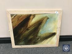 Donald James White : Riptide II, oil on board, 61 cm x 46 cm, framed.