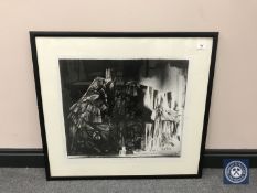 Donald James White : Staca Ma Berie II, monoprint, 62 cm x 53 cm, framed.