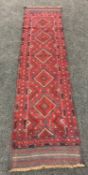 A Meshwani carpet runner 250 cm x 63 cm