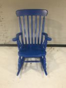 A painted rocking chair a/f