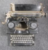 An early 20th century typewriter