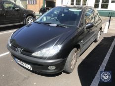 A 2004 Peugeot 206 Fever three-door hatchback, registration NU04 YGJ, first registered 20.03.