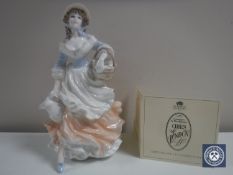 A Coalport The Cries of London Collection figure, Milk Maid, number 250 of 9500,