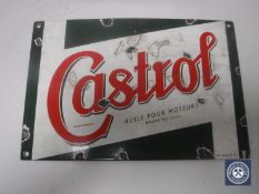 A 20th century French Castrol enamelled sign
