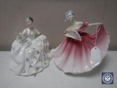 Two Royal Doulton figures - My Love HN 2339 and Elaine HN 3307