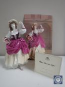 A Coalport The Cries of London Collection figure, Ripe Cherries Ripe, number 413 of 9500,