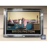 A railway advertising picture "Bridlington"