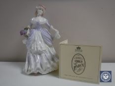 A Coalport The Cries of London Collection figure, Lavender Sweet Lavender, number 965 of 9500,