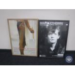 Two framed Scotland National Gallery prints - Tracey Emin 20 years and Mapplethorpe