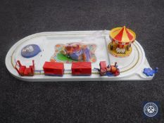 A mid 20th century Corgi Magic Roundabout train set with figures