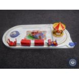 A mid 20th century Corgi Magic Roundabout train set with figures