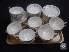 Approximately seventy-eight pieces of Royal Albert Memory Lane tea and dinner china