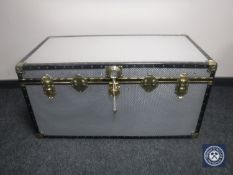 A metal trunk