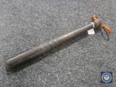 An early 20th century policeman's truncheon