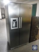 A Beko American style stainless steel fridge freezer