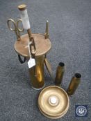 A WWII trench art companion set,