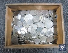 A box of 20th century continental coins, France,