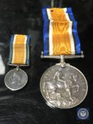 A British War Medal named to 62917 PTE. 1. C. Porter, R.A.F.