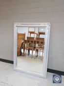 A Victorian style silvered overmantel mirror