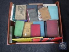 A crate and three boxes of antiquarian and later books,