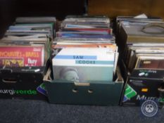 Four boxes of LP records - Sam Cooke, ABBA,