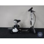 A Hawkmoto petrol scooter