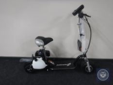 A Hawkmoto petrol scooter