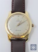 A gent's heavy 18ct gold Omega Seamaster automatic wristwatch CONDITION REPORT: