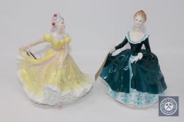 Two Royal Doulton figures - Ninette and Janine.