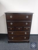 A Stag Minstrel seven drawer chest