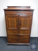 A late 19th century continental mahogany drinks cabinet CONDITION REPORT: 155cm high