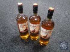 Three 1l bottles of The Famous Grouse Blended Scotch Whisky