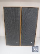 A pair of teak cased Bang & Olufsen Beovox 2600 speakers (continental wiring)