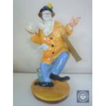 A Royal Doulton figure - The Clown HN 2890