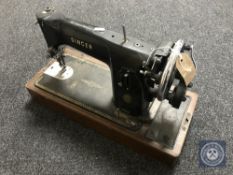 A Singer sewing machine