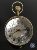 A West End Watch company brass cased ball clock