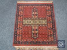 An Iranian rug,