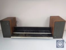 A Bang & Olufsen Beomaster 2000 together with a pair of Beovox 500 speakers (continental wiring)