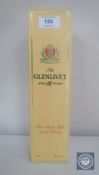 A bottle of Pure Single Malt Scotch Whisky, "The Glenlivet", Aged 12 Years,