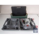 Lot withdrawn from sale - A box of performance cordless jigsaw,