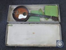 A B&M banjo in case