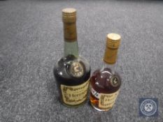 A bottle of Hennessy Very Special Cognac, 68cl, together with a smaller bottle (35cl) of the same.