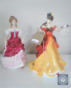 Two Royal Doulton figures - Figure of the year 1996 Belle HN 3703 and Sweet Sixteen HN 3648