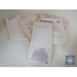 A box of Royal Air Force and US air force procedure booklets,