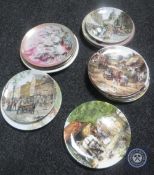 Fifteen collector's plates including Royal Doulton,