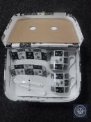 Seventy-two Paul Cardew cafe suitcase gift sets (in twelve boxes)